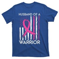 Husband Of A Warrior Breast Cancer Awareness Support Squad T-Shirt