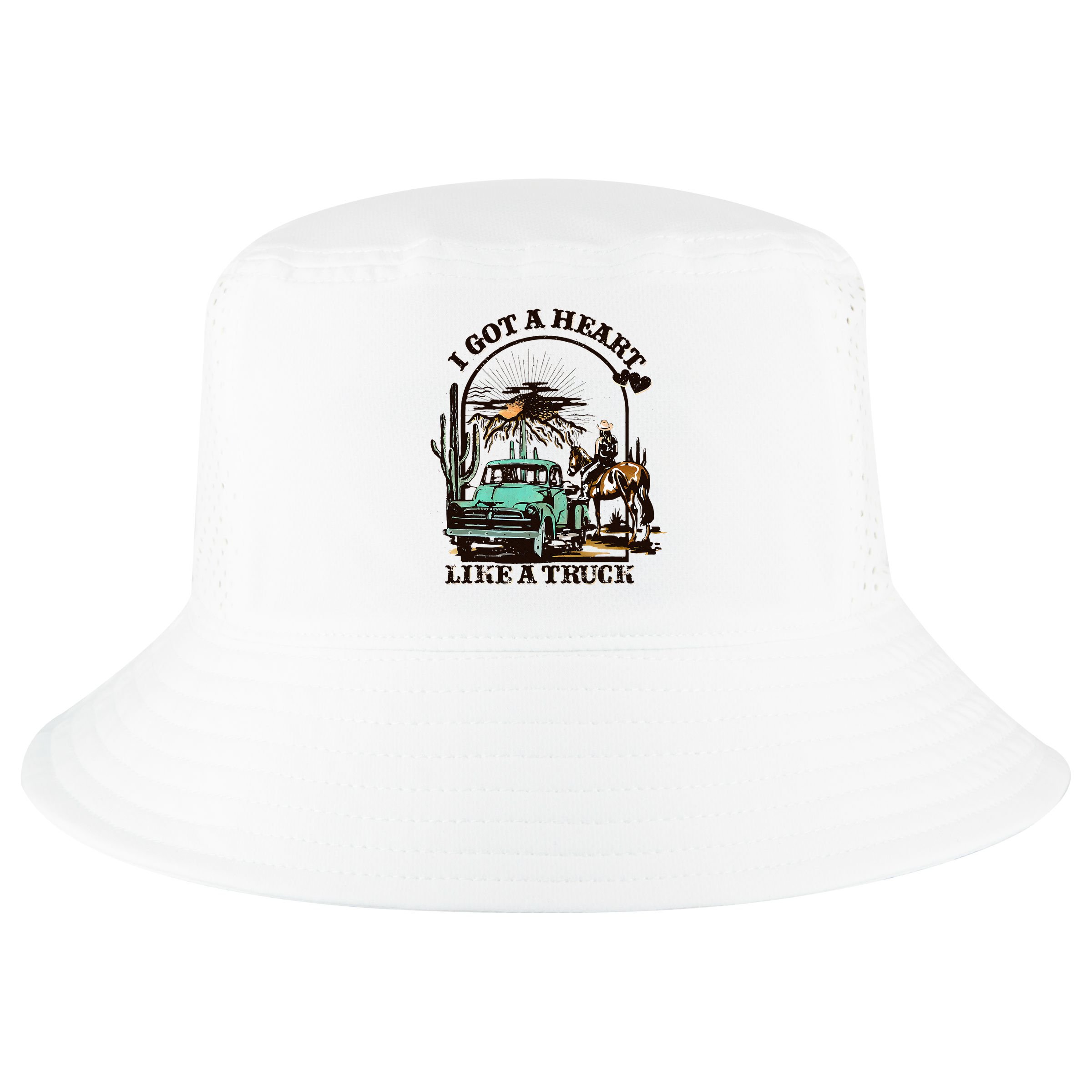 Heart of a Cowboy Western Country Music Vibes Cool Comfort Performance Bucket Hat