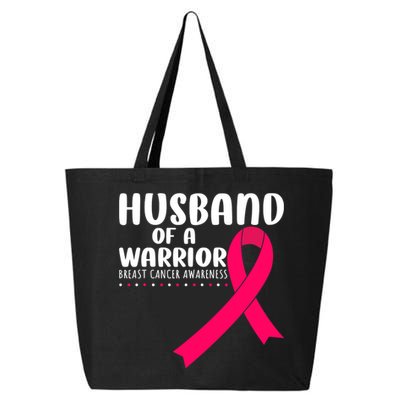 Husband Of A Warrior Pink Ribbon Breast Cancer Support 25L Jumbo Tote