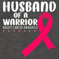 Husband Of A Warrior Pink Ribbon Breast Cancer Support Vector Backpack