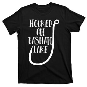 Hooked On Bashan Lake Connecticut T-Shirt