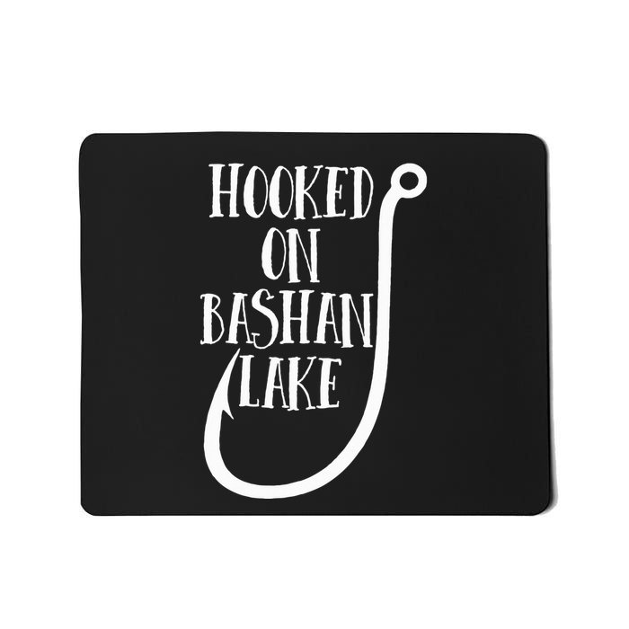 Hooked On Bashan Lake Connecticut Mousepad