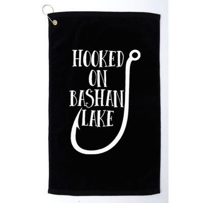 Hooked On Bashan Lake Connecticut Platinum Collection Golf Towel