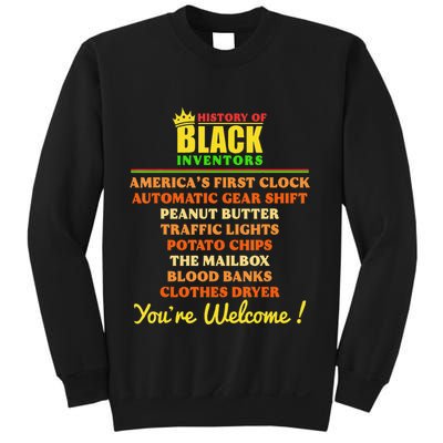 History Of Black Inventors Black History Month Pride African Sweatshirt