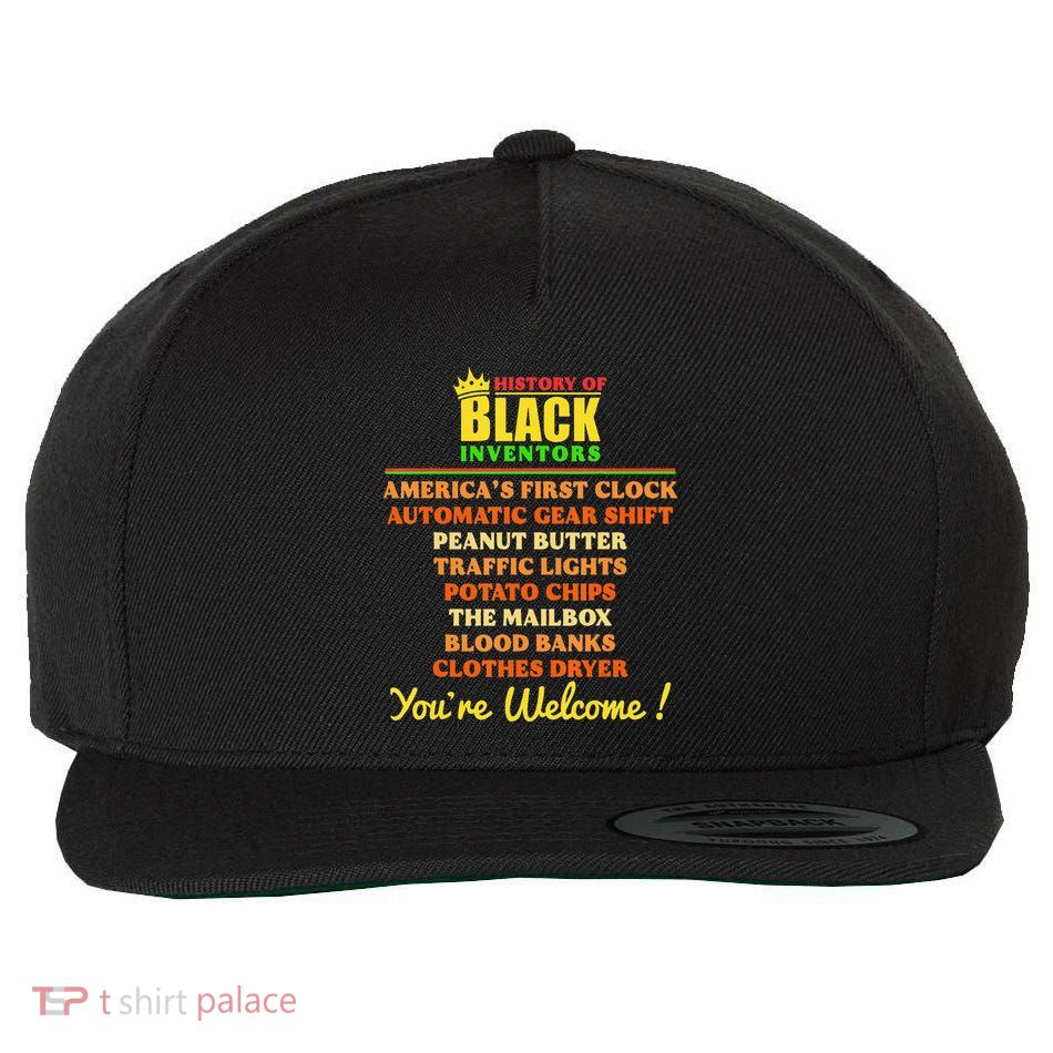 History Of Black Inventors Black History Month Pride African Wool Snapback Cap