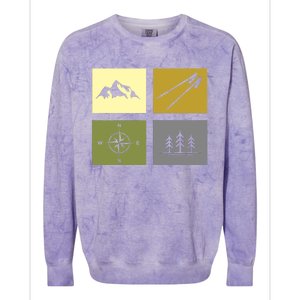 Hiking Outdoor Backpacking Hiking Colorblast Crewneck Sweatshirt