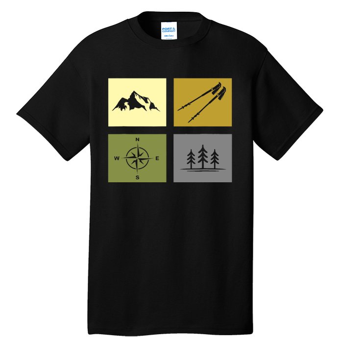 Hiking Outdoor Backpacking Hiking Tall T-Shirt