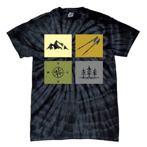 Hiking Outdoor Backpacking Hiking Tie-Dye T-Shirt