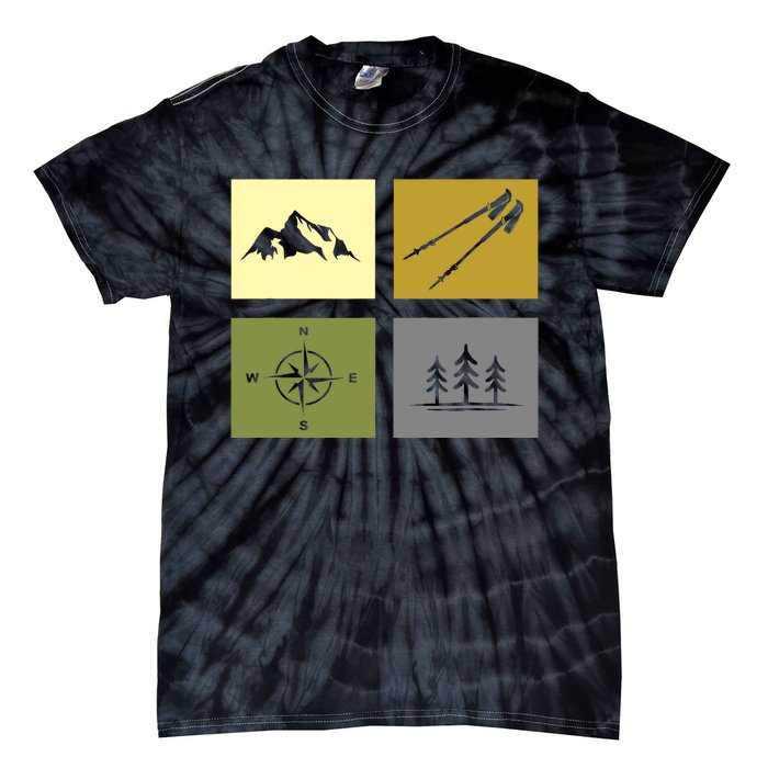 Hiking Outdoor Backpacking Hiking Tie-Dye T-Shirt