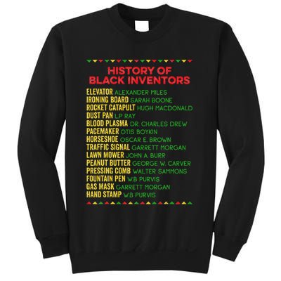 History Of Black Inventors Black History Month Sweatshirt