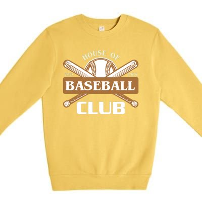 House Of Baseball Club Premium Crewneck Sweatshirt