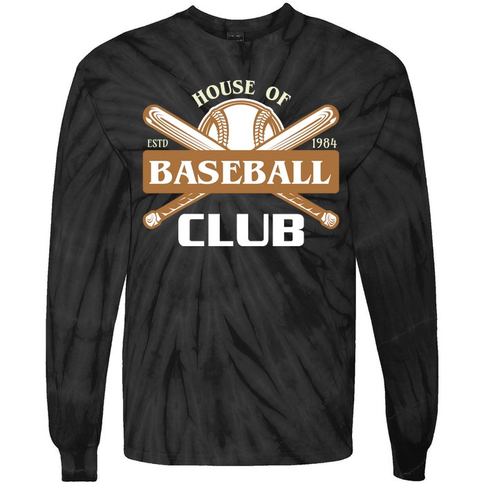 House Of Baseball Club Tie-Dye Long Sleeve Shirt