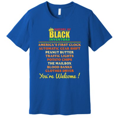 History Of Black Inventors BHM African Pride Premium T-Shirt