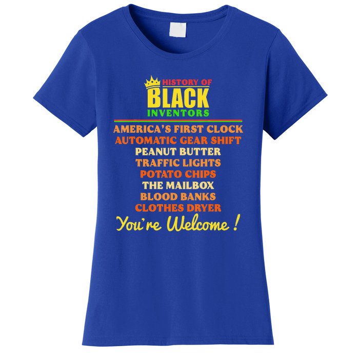 History Of Black Inventors BHM African Pride Women's T-Shirt