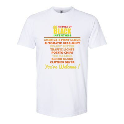 History Of Black Inventors BHM African Pride Softstyle CVC T-Shirt