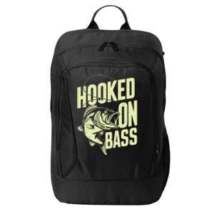 Hooked On Bass Fishing Cute Gift City Backpack