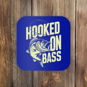 Hooked On Bass Fishing Cute Gift Coaster