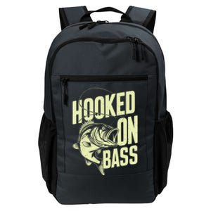 Hooked On Bass Fishing Cute Gift Daily Commute Backpack