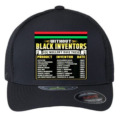 History Of Black Inventors Black History Month Meaningful Gift 2a1 Great Gift Flexfit Unipanel Trucker Cap