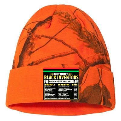 History Of Black Inventors Black History Month Meaningful Gift 2a1 Great Gift Kati Licensed 12" Camo Beanie