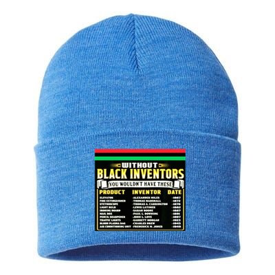 History Of Black Inventors Black History Month Meaningful Gift 2a1 Great Gift Sustainable Knit Beanie