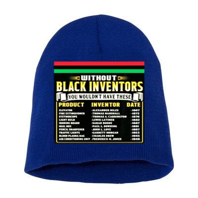 History Of Black Inventors Black History Month Meaningful Gift 2a1 Great Gift Short Acrylic Beanie