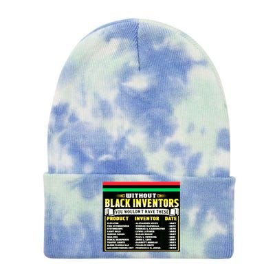 History Of Black Inventors Black History Month Meaningful Gift 2a1 Great Gift Tie Dye 12in Knit Beanie