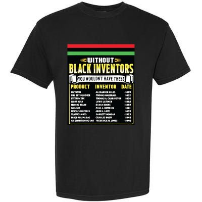 History Of Black Inventors Black History Month Garment-Dyed Heavyweight T-Shirt