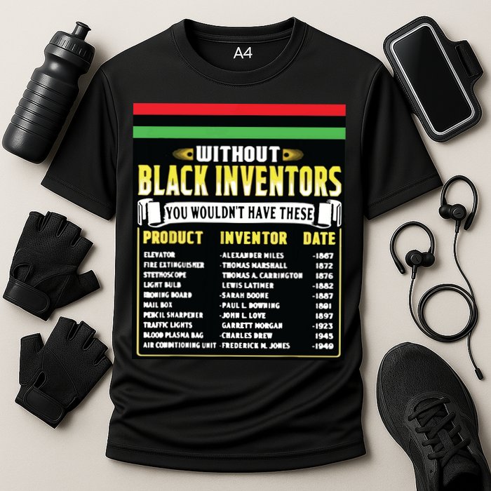 History Of Black Inventors Black History Month Performance Shirt