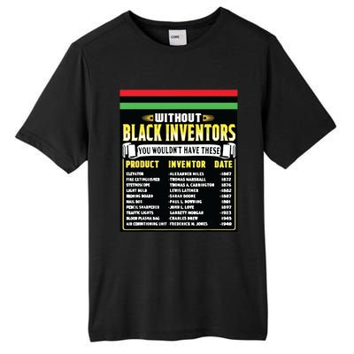 History Of Black Inventors Black History Month Tall Fusion ChromaSoft Performance T-Shirt