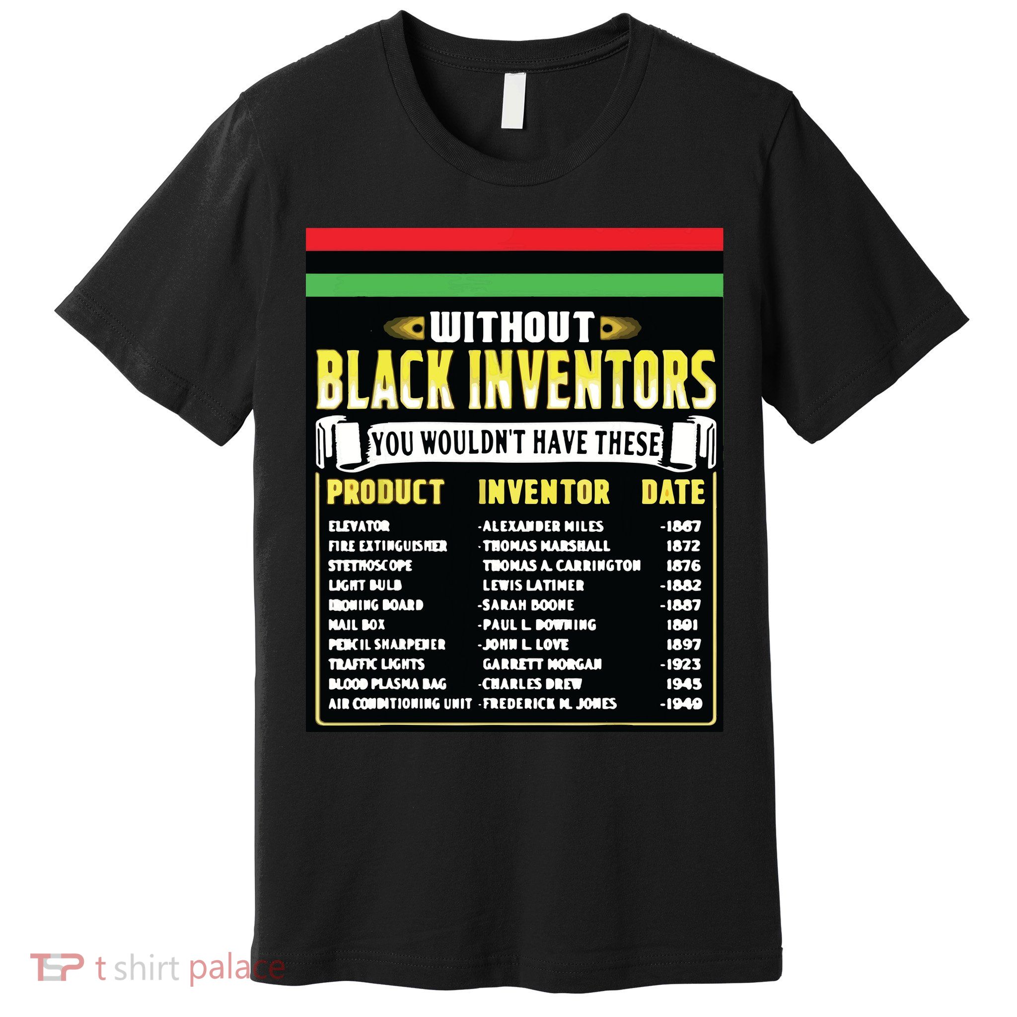 History Of Black Inventors Black History Month Premium T-Shirt