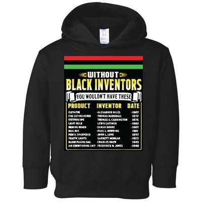 History Of Black Inventors Black History Month Toddler Hoodie