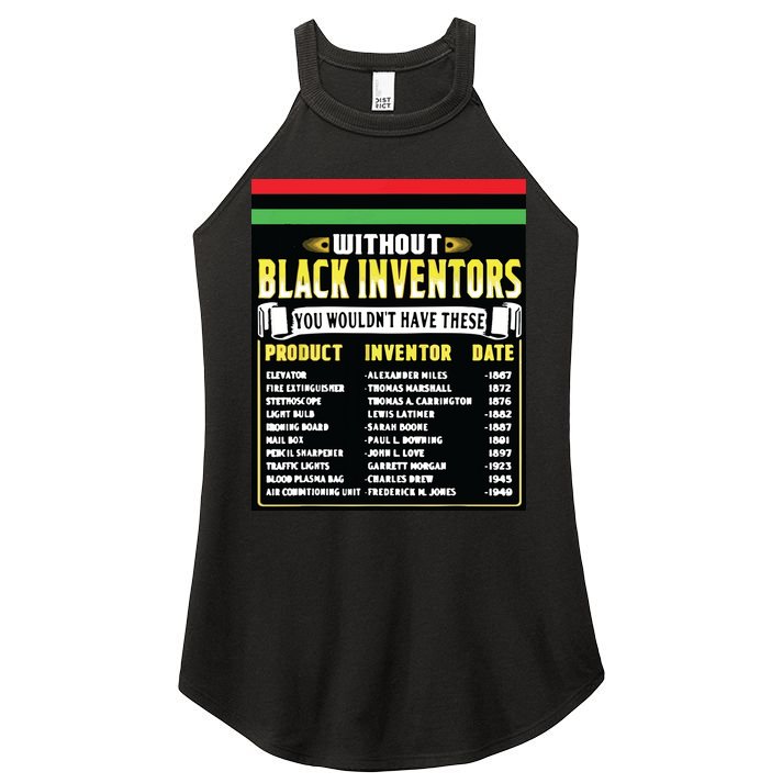 History Of Black Inventors Black History Month Women's Perfect Tri Rocker Tank