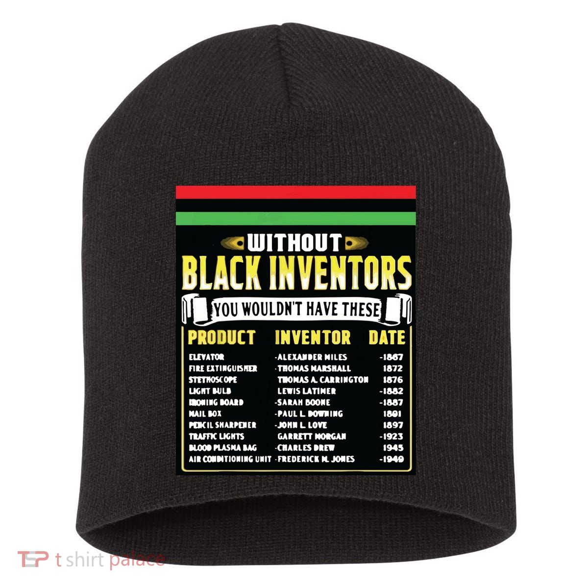 History Of Black Inventors Black History Month Short Acrylic Beanie