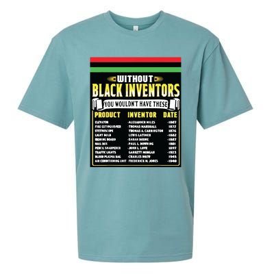 History Of Black Inventors Black History Month Sueded Cloud Jersey T-Shirt