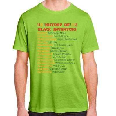 History Of Black Inventors Black History Gift Adult ChromaSoft Performance T-Shirt