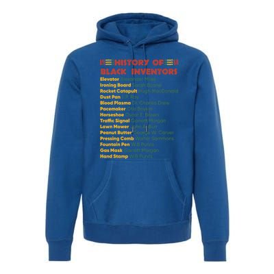 History Of Black Inventors Black History Gift Premium Hoodie