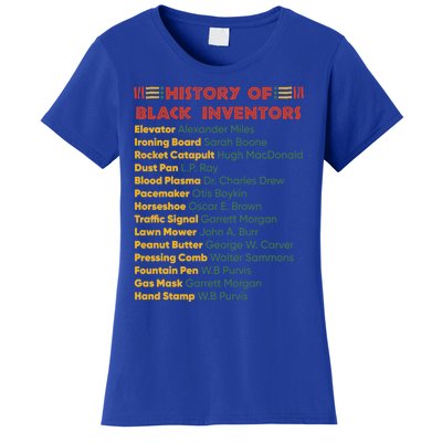 History Of Black Inventors Black History Gift Women's T-Shirt