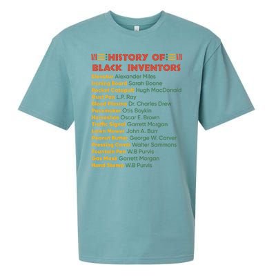 History Of Black Inventors Black History Gift Sueded Cloud Jersey T-Shirt