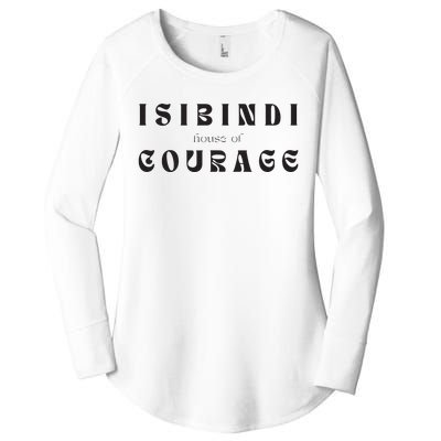 House Of Courage Isibindi Rca School Spirit Courageous Women's Perfect Tri Tunic Long Sleeve Shirt