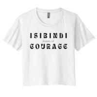 House Of Courage Isibindi Rca School Spirit Courageous Women's Crop Top Tee