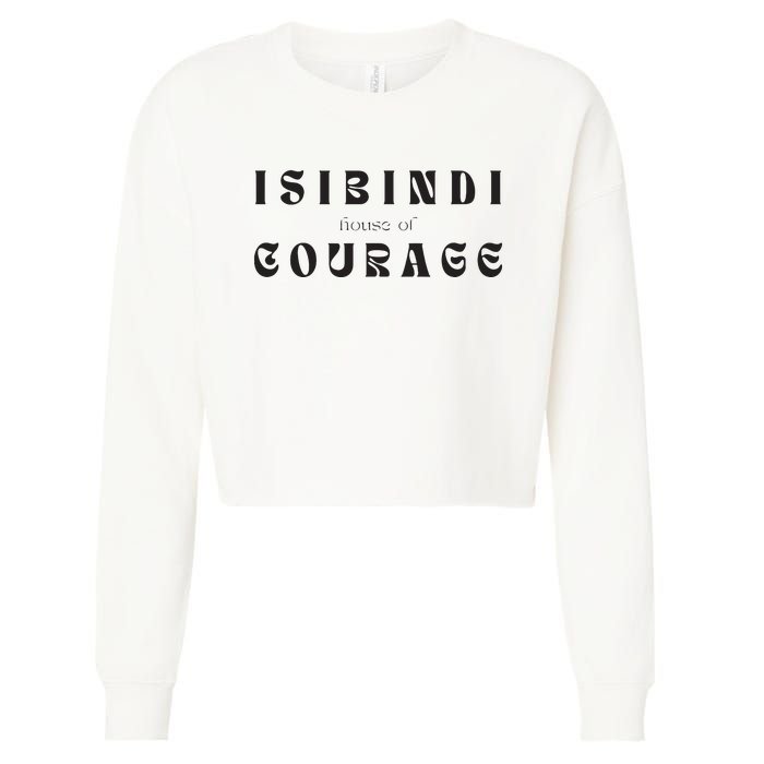 House Of Courage Isibindi Rca School Spirit Courageous Cropped Pullover Crew