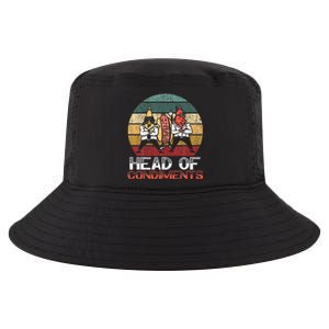 Head Of Condiments Food Lover Mustard Mayonnaise Cool Comfort Performance Bucket Hat