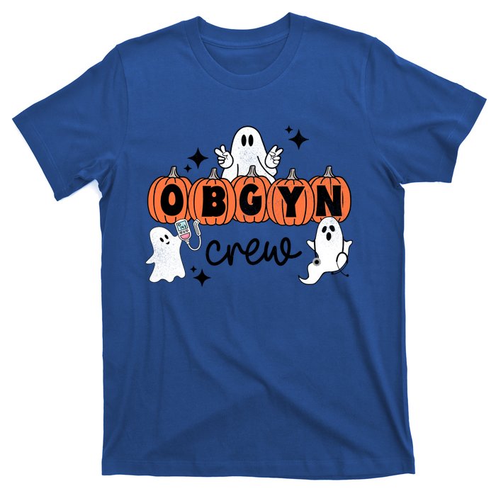 Halloween Obgyn Crew Squad One Spooky Obgyn Obstetrics Nurse Gift T-Shirt