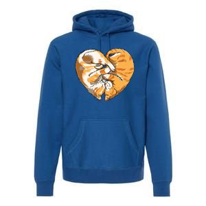 Heart Of Cats Animal Pet Cat Lover Cute Gift Premium Hoodie