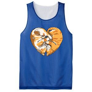 Heart Of Cats Animal Pet Cat Lover Cute Gift Mesh Reversible Basketball Jersey Tank