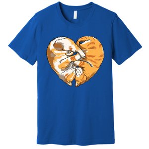 Heart Of Cats Animal Pet Cat Lover Cute Gift Premium T-Shirt