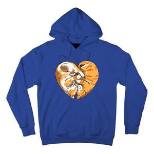 Heart Of Cats Animal Pet Cat Lover Cute Gift Tall Hoodie