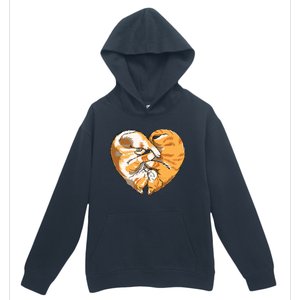 Heart Of Cats Animal Pet Cat Lover Cute Gift Urban Pullover Hoodie