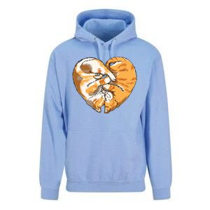 Heart Of Cats Animal Pet Cat Lover Cute Gift Unisex Surf Hoodie